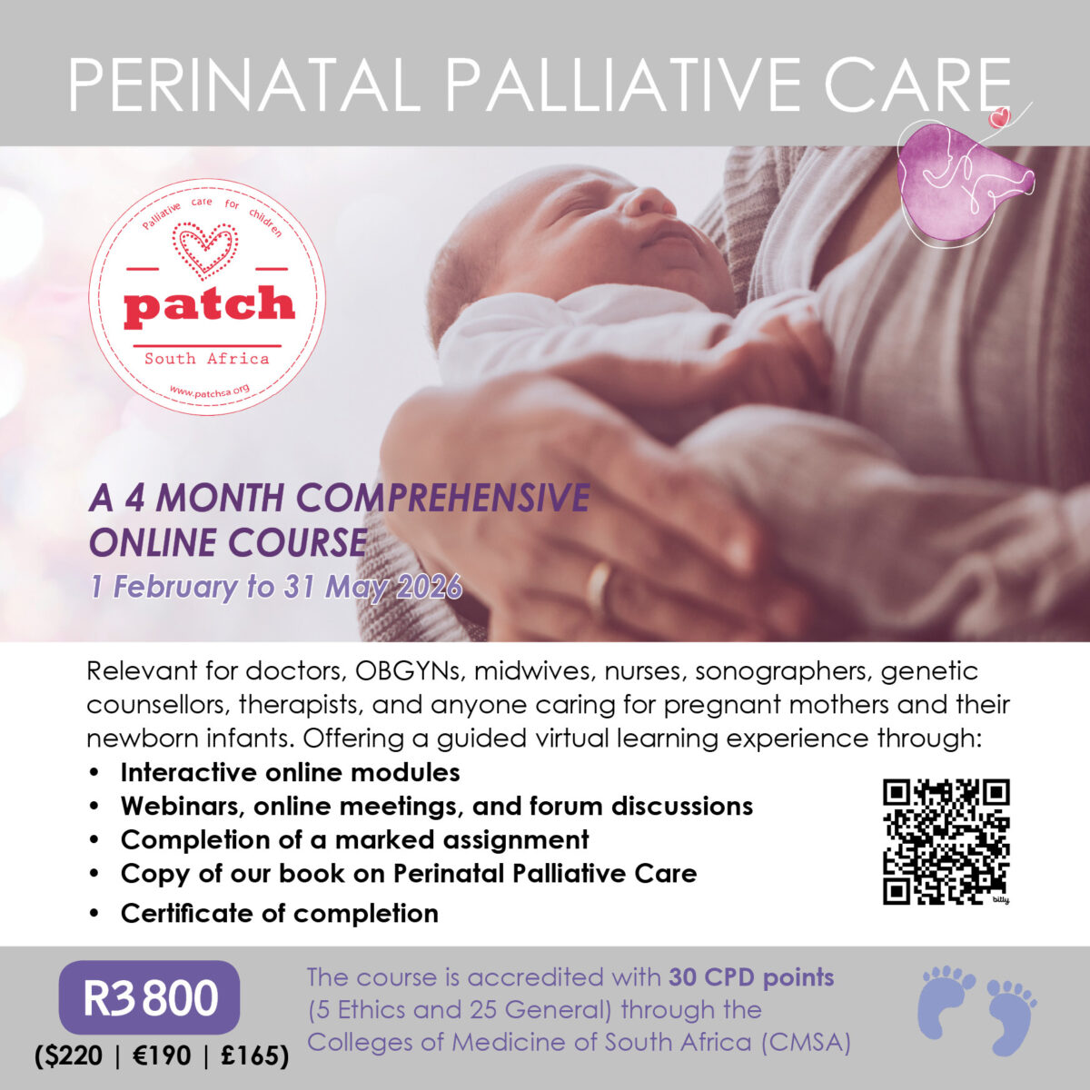 Comprehensive Certificate Course in Perinatal Palliative Care - Patch ...